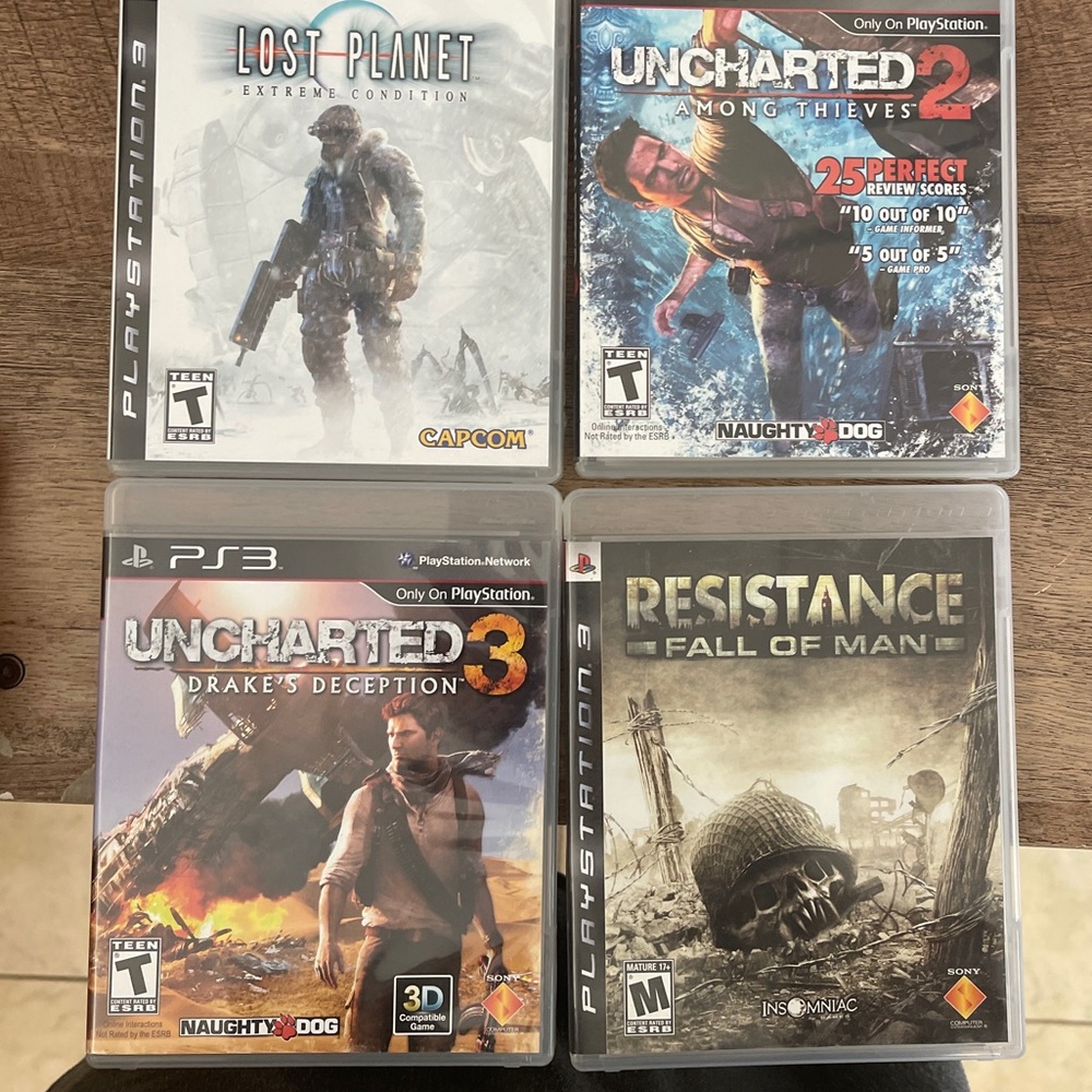 4 ps3 games